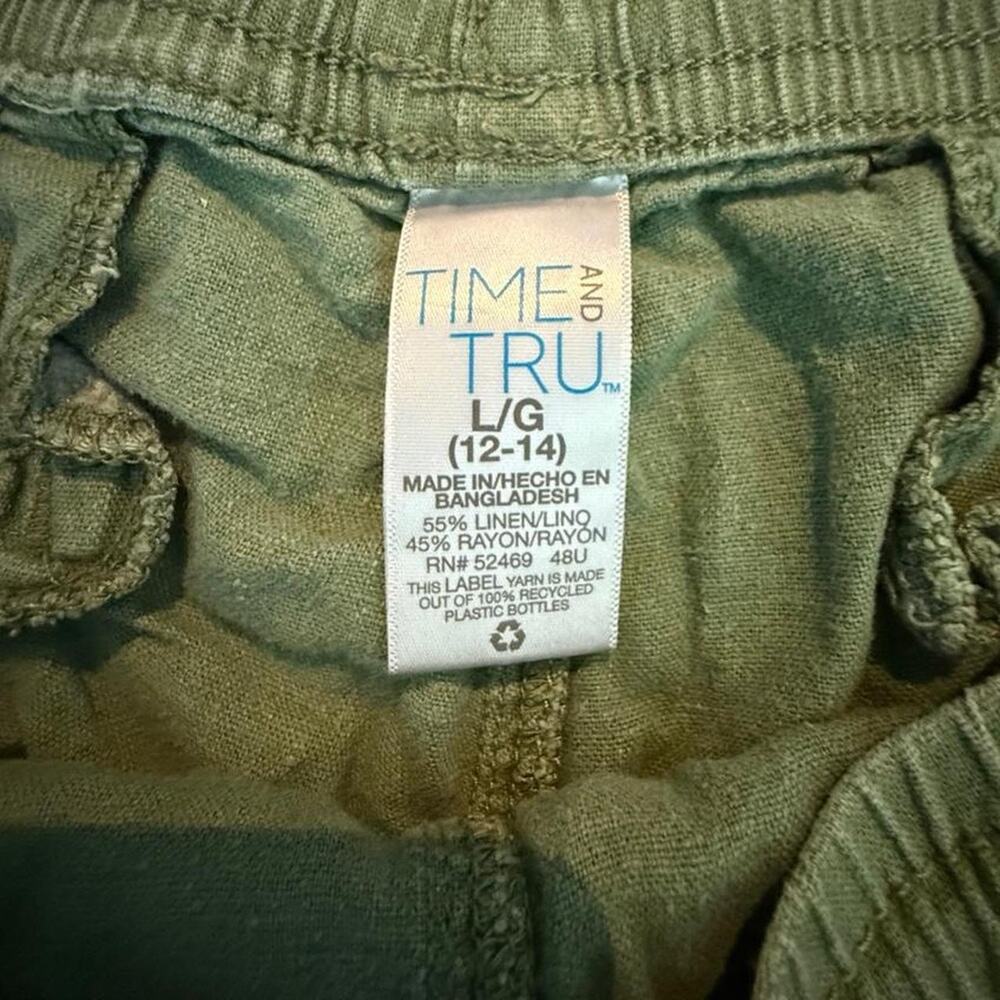 Time and tru green linen - Picture 3 of 3